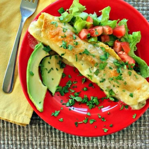 Chicken and Spinach Enchiladas