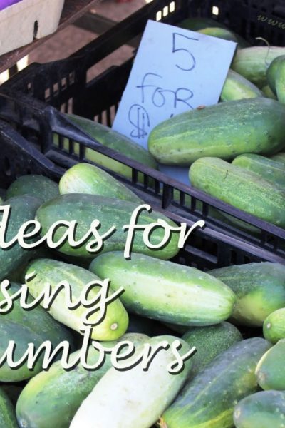 10 Ideas for Using Cucumbers