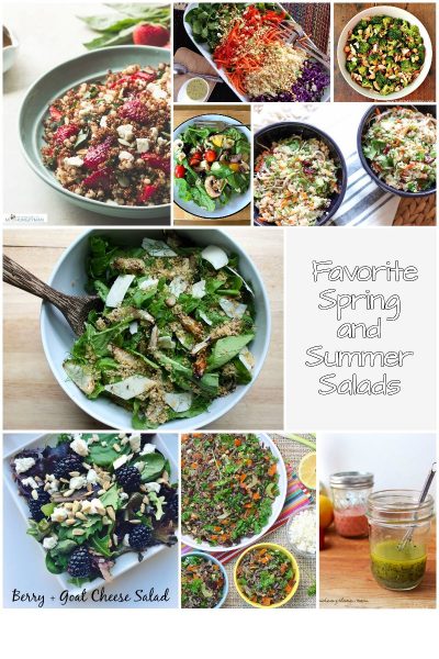 Favorite Spring and Summer Salads Recipe Round-Up