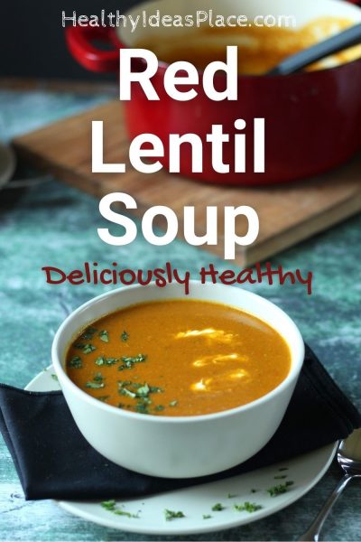 Red Lentil Soup {Vegan and Gluten-free}